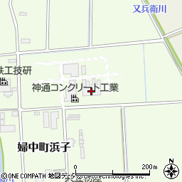 神通コンクリート工業周辺の地図