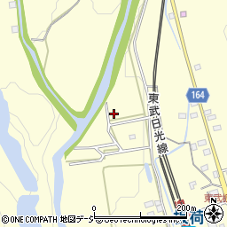 栃木県鹿沼市板荷258周辺の地図