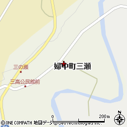 富山県富山市婦中町三瀬周辺の地図