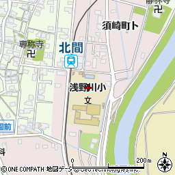 石川県金沢市須崎町チ周辺の地図