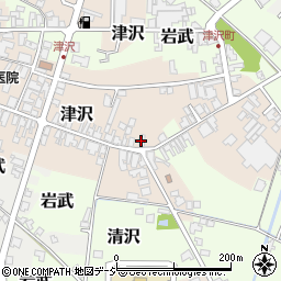 津沢タクシー周辺の地図