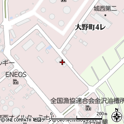 〒920-0231 石川県金沢市大野町ヌの地図
