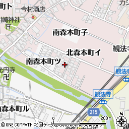 石川県金沢市北森本町イ周辺の地図