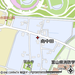 南中田公民館周辺の地図