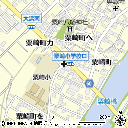 石川県金沢市粟崎町ヘ77周辺の地図