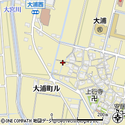 石川県金沢市大浦町ル74周辺の地図