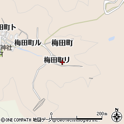 石川県金沢市梅田町（リ）周辺の地図