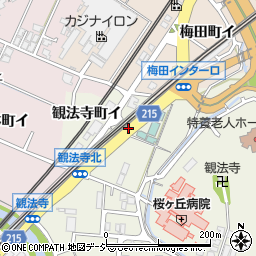 石川県金沢市観法寺町い周辺の地図
