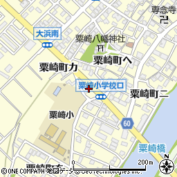 石川県金沢市粟崎町ヘ周辺の地図