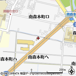 石川県金沢市南森本町ヘ101周辺の地図
