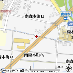 石川県金沢市南森本町ヘ103周辺の地図