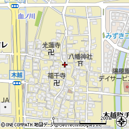石川県金沢市木越町タ周辺の地図