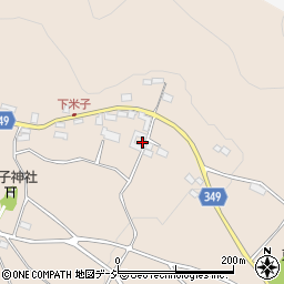 長野県須坂市米子252周辺の地図
