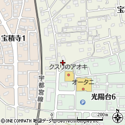 栃木県塩谷郡高根沢町宝積寺2265周辺の地図