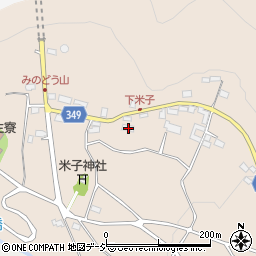 長野県須坂市米子100周辺の地図