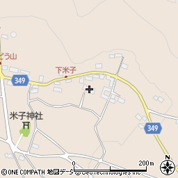 長野県須坂市米子254周辺の地図