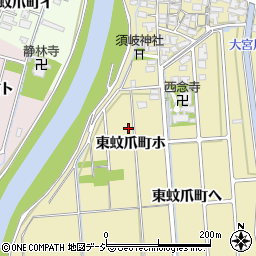 石川県金沢市東蚊爪町ホ61周辺の地図
