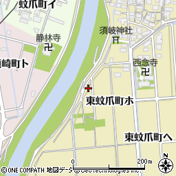 石川県金沢市東蚊爪町ホ107周辺の地図