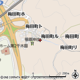石川県金沢市梅田町チ81周辺の地図