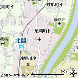 石川県金沢市須崎町ト周辺の地図