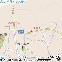 長野県須坂市米子95周辺の地図