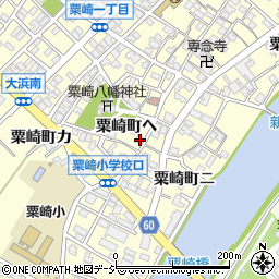 石川県金沢市粟崎町ヘ54周辺の地図