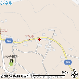 長野県須坂市米子262周辺の地図