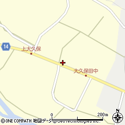 栃木県鹿沼市上大久保71周辺の地図