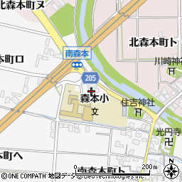 石川県金沢市南森本町（イ）周辺の地図