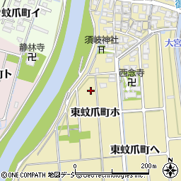 石川県金沢市東蚊爪町ホ64周辺の地図