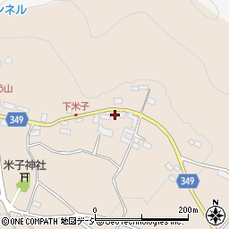 長野県須坂市米子264周辺の地図
