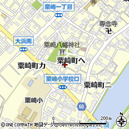 石川県金沢市粟崎町ヘ62周辺の地図