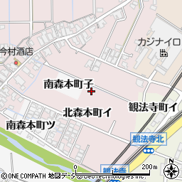石川県金沢市北森本町周辺の地図