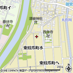 石川県金沢市東蚊爪町ホ38周辺の地図