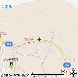 長野県須坂市米子261-5周辺の地図