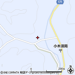 栃木県那須烏山市小木須2166周辺の地図