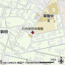 長野市川合新田体育館周辺の地図