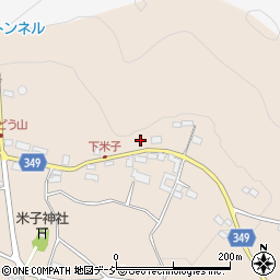 長野県須坂市米子261周辺の地図