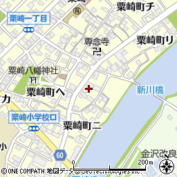 石川県金沢市粟崎町ニ63周辺の地図