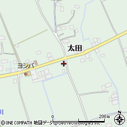 栃木県塩谷郡高根沢町太田563周辺の地図