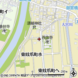 石川県金沢市東蚊爪町ホ18周辺の地図