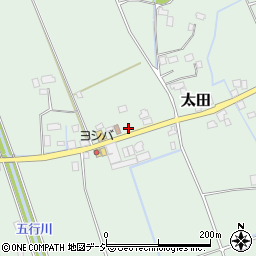 栃木県塩谷郡高根沢町太田587周辺の地図