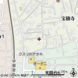 栃木県塩谷郡高根沢町宝積寺2261-38周辺の地図