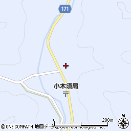 栃木県那須烏山市小木須1960周辺の地図