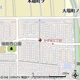 石川県金沢市みずき周辺の地図