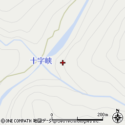 十字峡周辺の地図