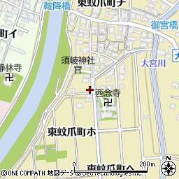 石川県金沢市東蚊爪町ホ19周辺の地図