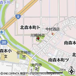 川崎神社周辺の地図