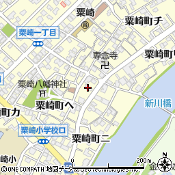 石川県金沢市粟崎町ヘ13周辺の地図