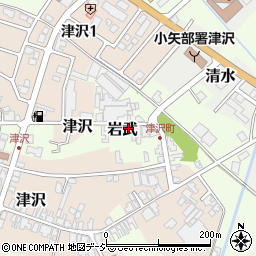 富山県小矢部市岩武855-1周辺の地図